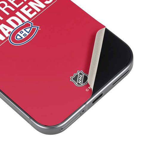 NHL Montreal Canadiens Lineup Google Pixel 9 Skin